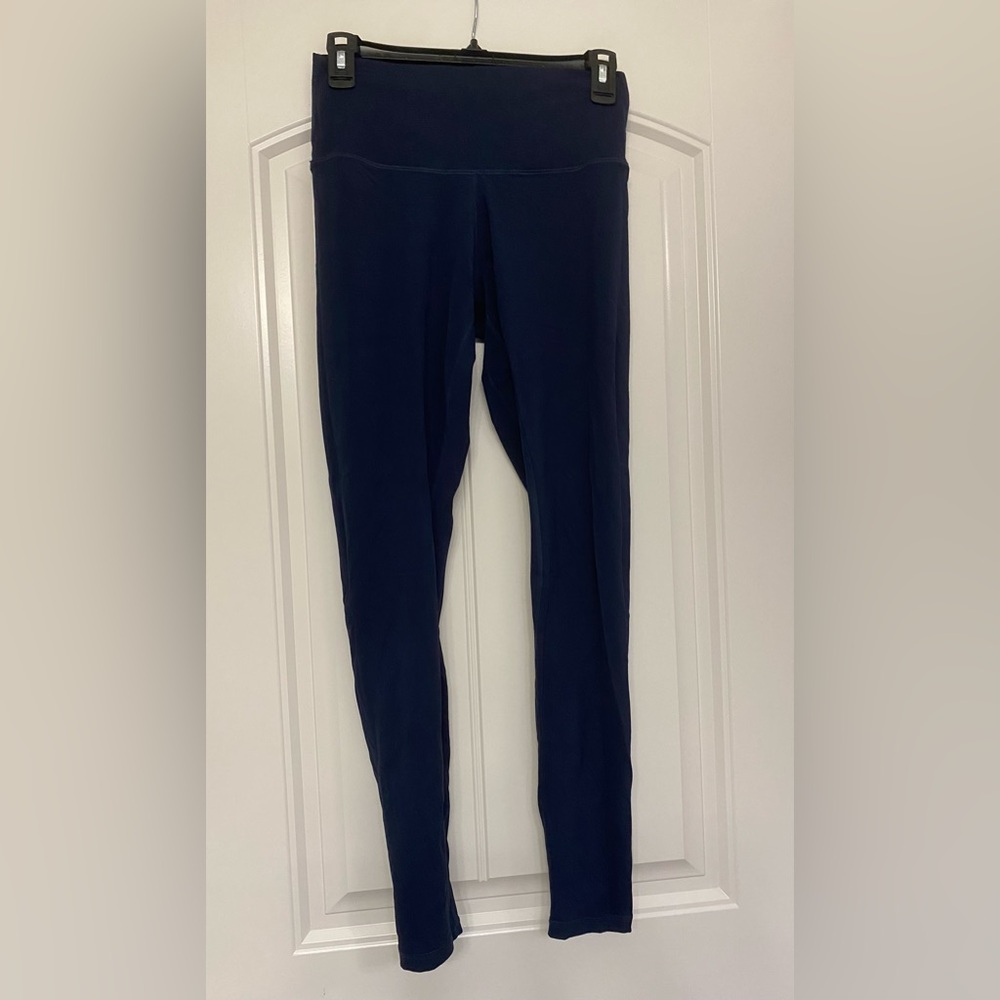 Colorfulkoala Navy Blue Leggings. Size: L.
